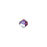 PRESTIGE Crystal, #5328 Swarovski Bicone Bead 4mm, Amethyst Shimmer (1 Piece)