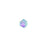 PRESTIGE Crystal, #5328 Bicone Bead 4mm, Aquamarine Shimmer 2X (1 Piece)