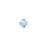 PRESTIGE Crystal, #5328 Bicone Bead 4mm, Aqua AB (1 Piece)