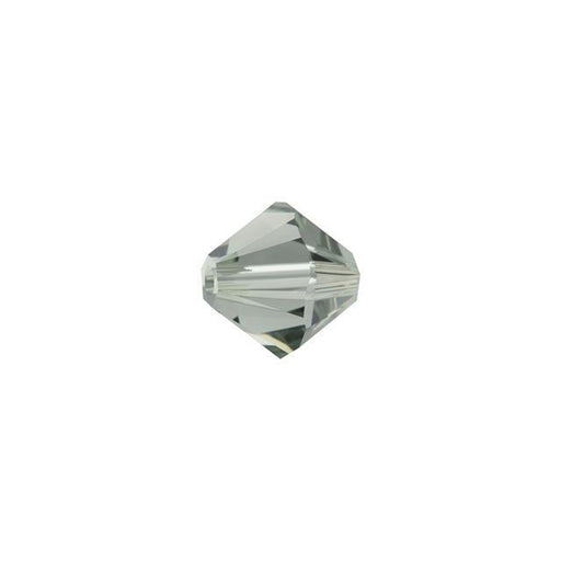 PRESTIGE Crystal, #5328 Swarovski Bicone Bead 6mm, Black Diamond (1 Piece)