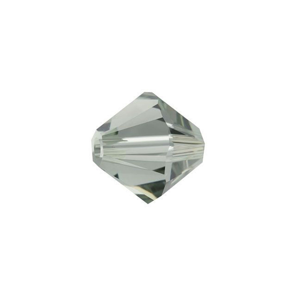 PRESTIGE Crystal, #5328 Bicone Bead 8mm, Black Diamond (1 Piece)