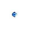 PRESTIGE Crystal, #5328 Swarovski Bicone Bead 4mm, Capri Blue AB (1 Piece)