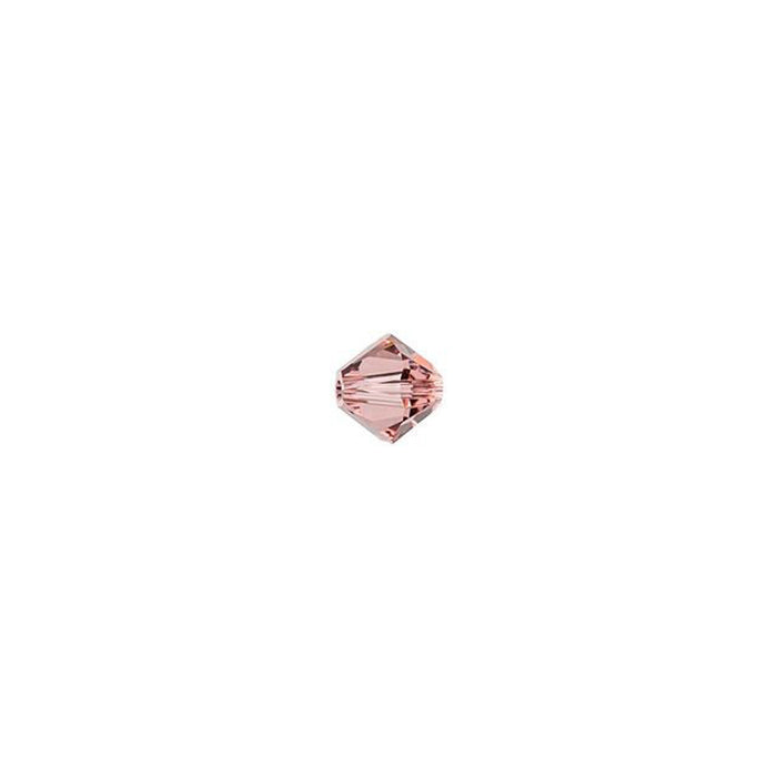 PRESTIGE Crystal, #5328 Bicone Bead 3mm, Blush Rose (1 Piece)