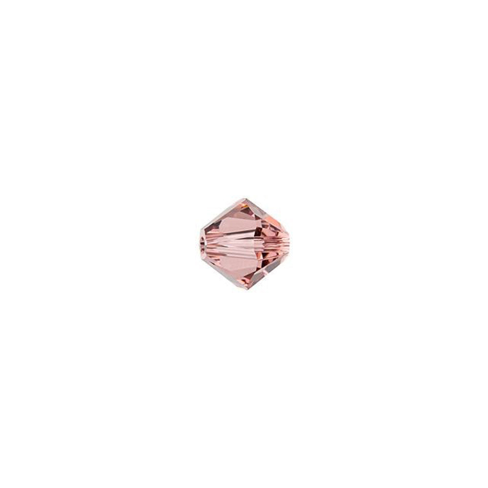 PRESTIGE Crystal, #5328 Swarovski Bicone Bead 4mm, Blush Rose (1 Piece)