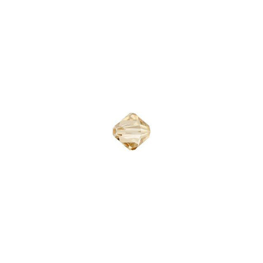 PRESTIGE Crystal, #5328 Bicone Bead 3mm, Crystal Golden Shadow (1 Piece)