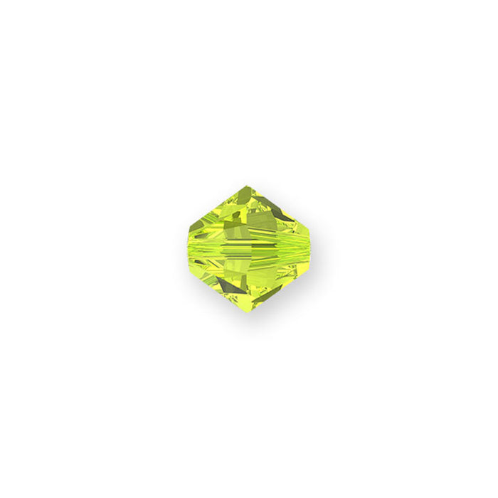 PRESTIGE Crystal, #5328 Swarovski Bicone Bead 6mm, Citrus Green (1 Piece)