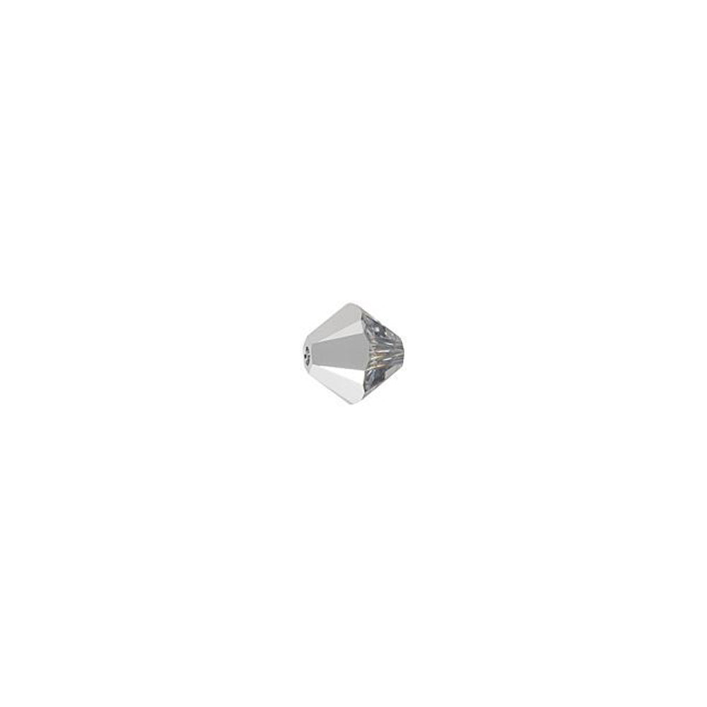 PRESTIGE Crystal, #5328 Swarovski Bicone Bead 3mm, Crystal Light Chrome (1 Piece)
