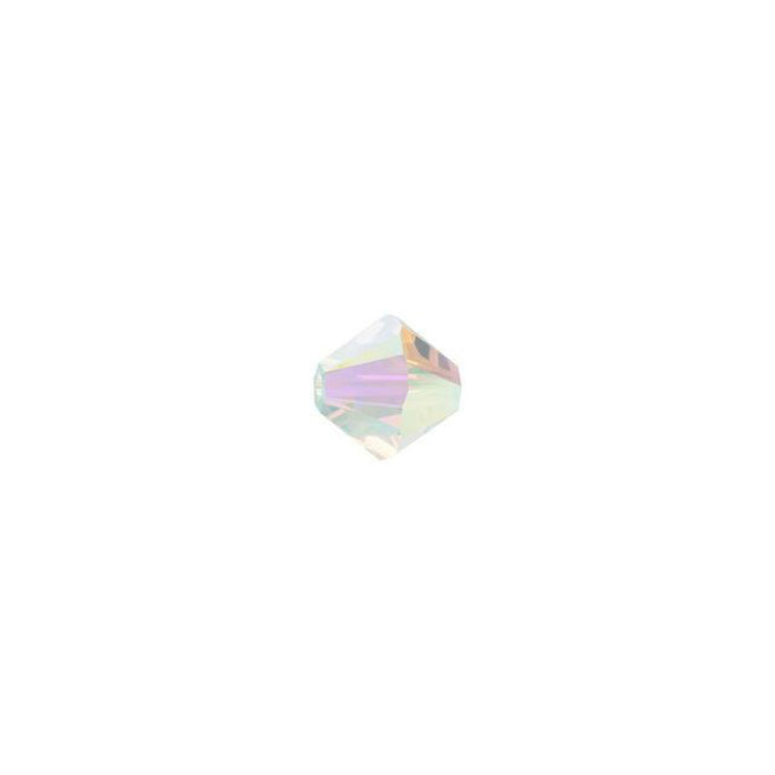 PRESTIGE Crystal, #5328 Bicone Bead 4mm, Crystal AB 2X (1 Piece)