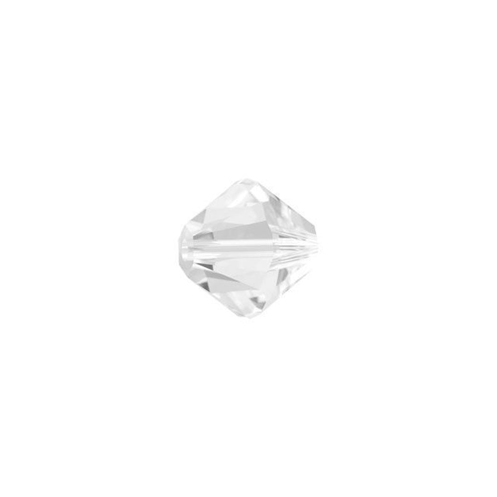 PRESTIGE Crystal, #5328 Swarovski Bicone Bead 6mm, Crystal (1 Piece)