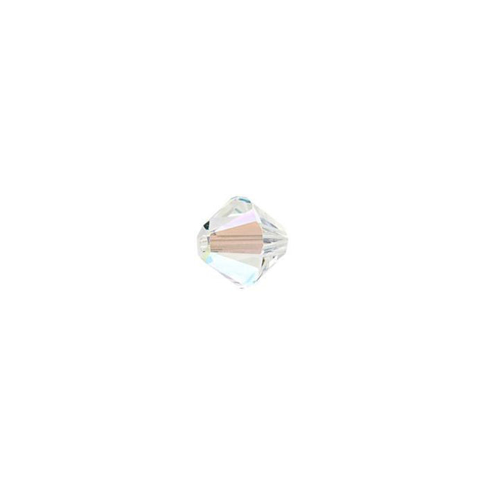PRESTIGE Crystal, #5328 Bicone Bead 4mm, Crystal Shimmer (1 Piece)