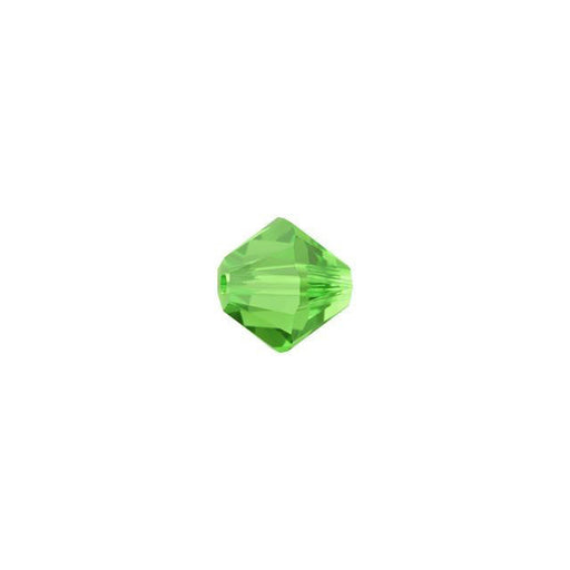 PRESTIGE Crystal, #5328 Bicone Bead 4mm, Fern Green (1 Piece)