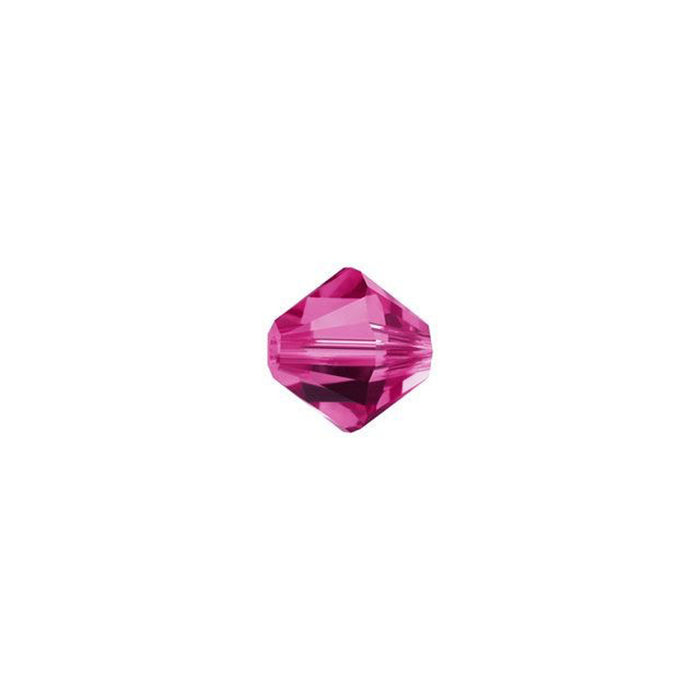 PRESTIGE Crystal, #5328 Swarovski Bicone Bead 5mm, Fuchsia (1 Piece)