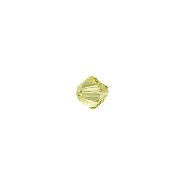 PRESTIGE Crystal, #5328 Bicone Bead 4mm, Jonquil (1 Piece)