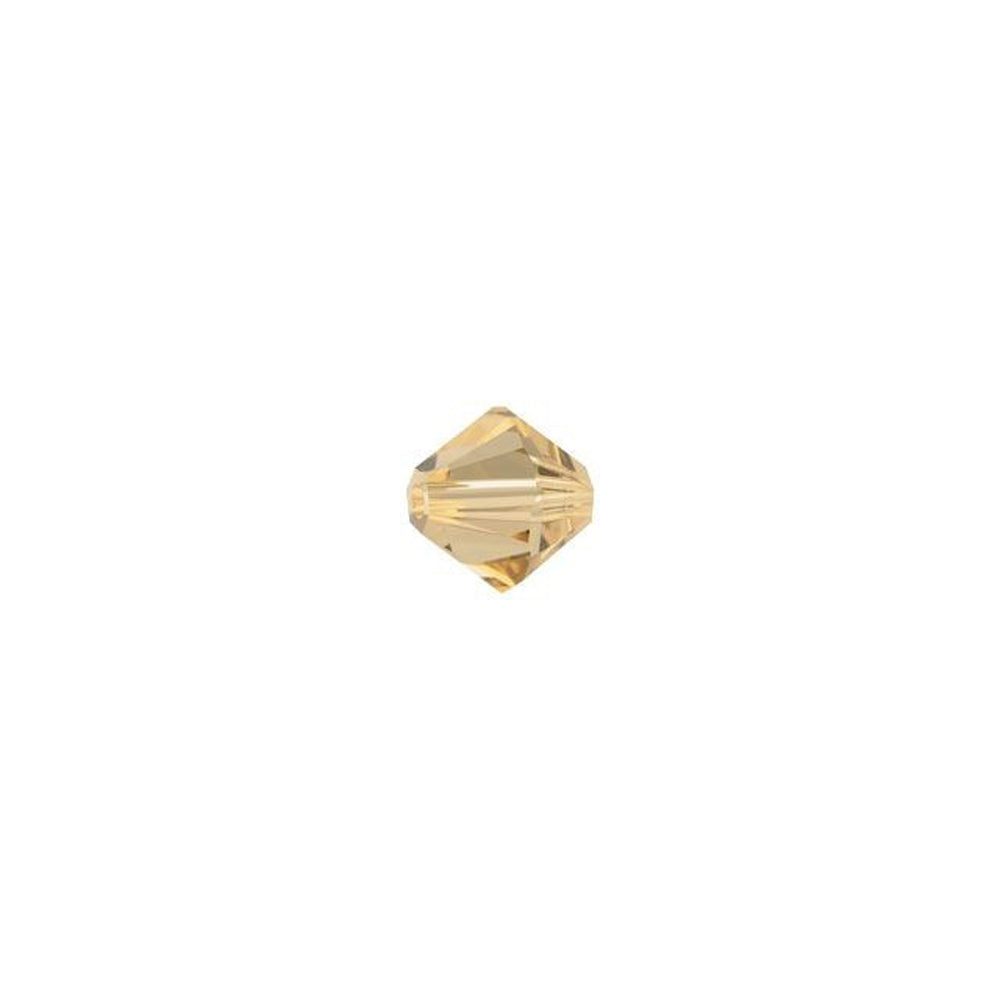 PRESTIGE Crystal, #5328 Bicone Bead 4mm, Light Colorado Topaz (1 Piece)