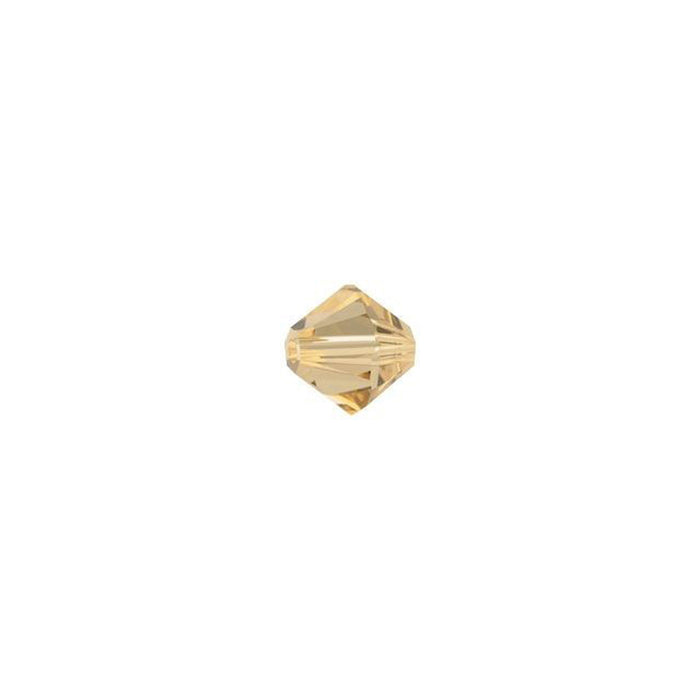 PRESTIGE Crystal, #5328 Bicone Bead 4mm, Light Colorado Topaz (1 Piece)