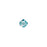 PRESTIGE Crystal, #5328 Bicone Bead 4mm, Light Turquoise (1 Piece)