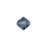 PRESTIGE Crystal, #5328 Bicone Bead 6mm, Montana Sapphire (1 Piece)