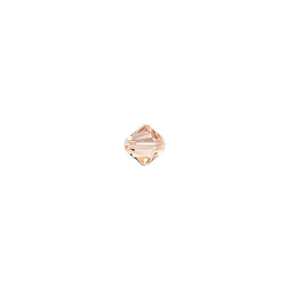 PRESTIGE Crystal, #5328 Bicone Bead 3mm, Light Peach (1 Piece)