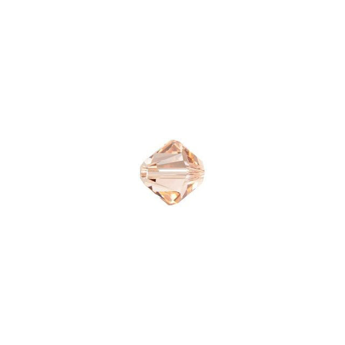 PRESTIGE Crystal, #5328 Bicone Bead 4mm, Light Peach (1 Piece)