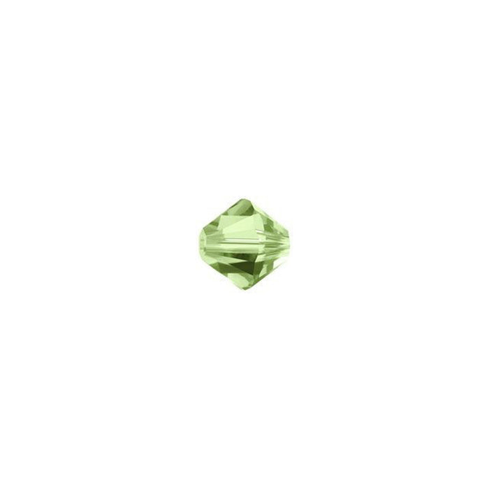 PRESTIGE Crystal, #5328 Bicone Bead 4mm, Peridot (1 Piece)