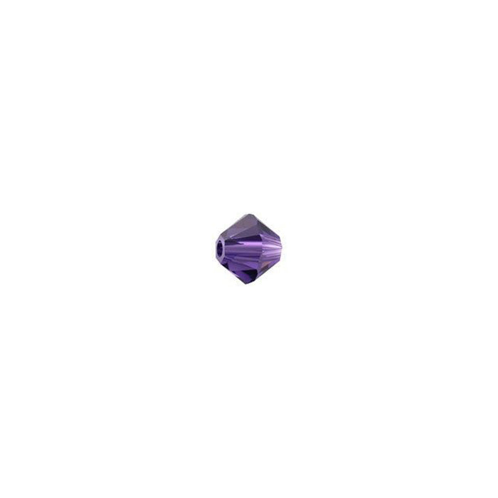 PRESTIGE Crystal, #5328 Bicone Bead 3mm, Purple Velvet (1 Piece)