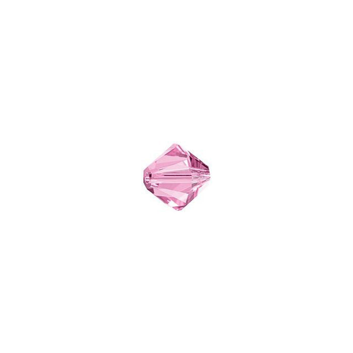 PRESTIGE Crystal, #5328 Bicone Bead 4mm, Rose (1 Piece)