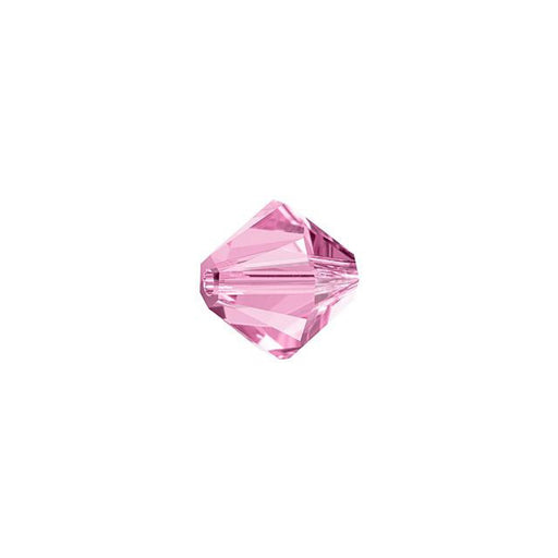 PRESTIGE Crystal, #5328 Bicone Bead 6mm, Rose (1 Piece)