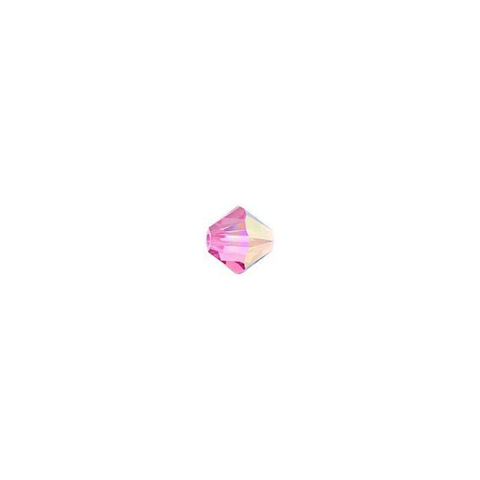 PRESTIGE Crystal, #5328 Bicone Bead 3mm, Rose AB (1 Piece)
