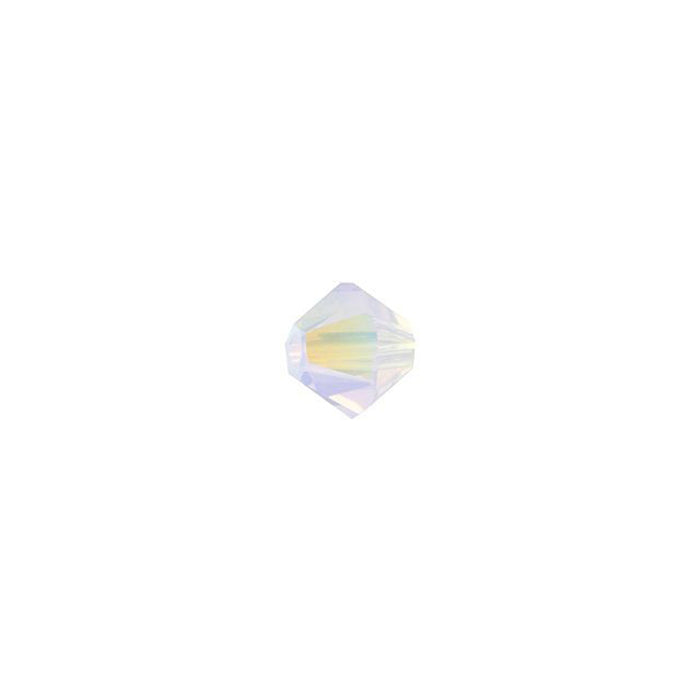 PRESTIGE Crystal, #5328 Bicone Bead 4mm, Rose Water Opal Shimmer 2X (1 Piece)