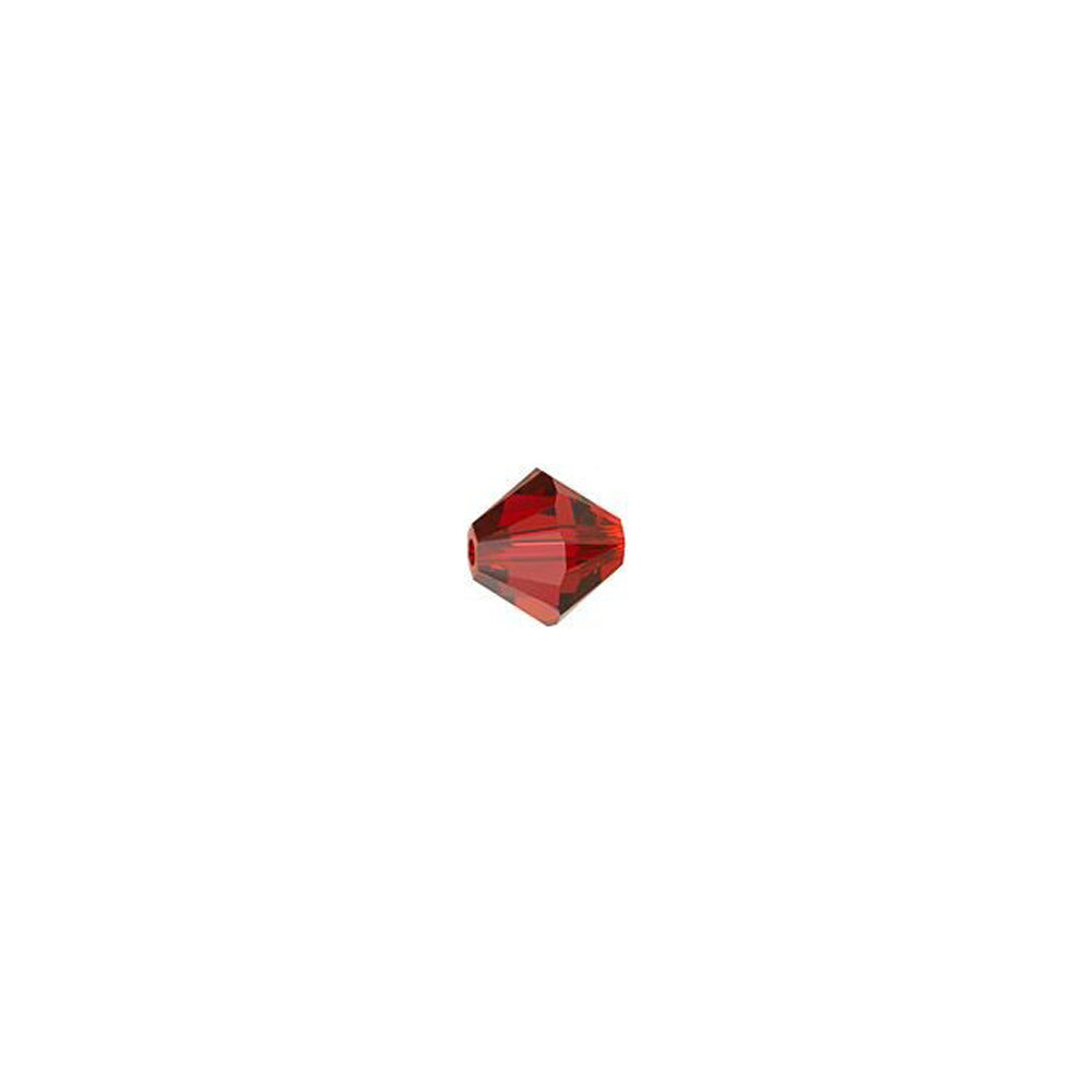 PRESTIGE Crystal, #5328 Swarovski Bicone Bead 3mm, Scarlet (1 Piece)