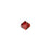 PRESTIGE Crystal, #5328 Bicone Bead 4mm, Scarlet (1 Piece)