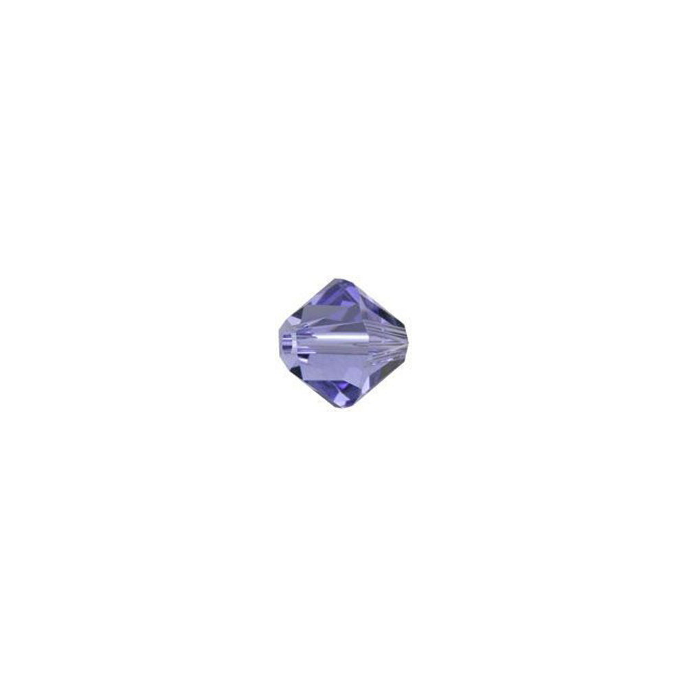 PRESTIGE Crystal, #5328 Bicone Bead 4mm, Tanzanite (1 Piece)