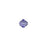 PRESTIGE Crystal, #5328 Bicone Bead 4mm, Tanzanite (1 Piece)