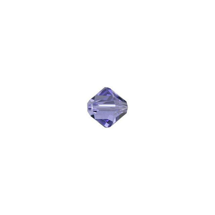 PRESTIGE Crystal, #5328 Bicone Bead 4mm, Tanzanite (1 Piece)