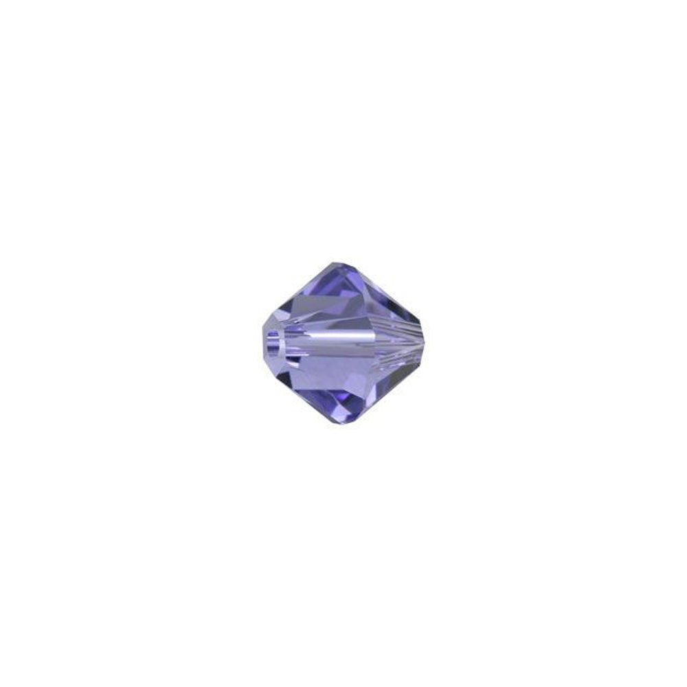 PRESTIGE Crystal, #5328 Swarovski Bicone Bead 5mm, Tanzanite (1 Piece)