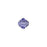 PRESTIGE Crystal, #5328 Swarovski Bicone Bead 5mm, Tanzanite (1 Piece)