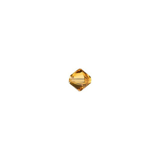 PRESTIGE Crystal, #5328 Bicone Bead 3mm, Topaz (1 Piece)