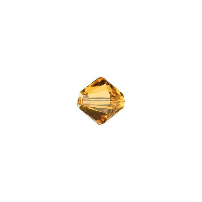 PRESTIGE Crystal, #5328 Bicone Bead 5mm, Topaz (1 Piece)