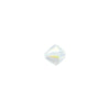 PRESTIGE Crystal, #5328 Bicone Bead 4mm, White Opal Shimmer (1 Piece)