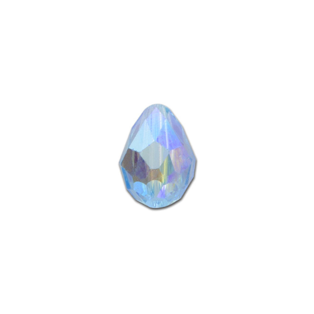 PRESTIGE Crystal, #5500 Swarovski Teardrop Bead 9x6mm, Aquamarine Shimmer 2X (1 Piece)