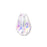 PRESTIGE Crystal, #5500 Teardrop Bead 9x6mm, Crystal AB (1 Piece)