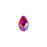 PRESTIGE Crystal, #5500 Swarovski Teardrop Bead 9x6mm, Light Siam Shimmer 2X (1 Piece)