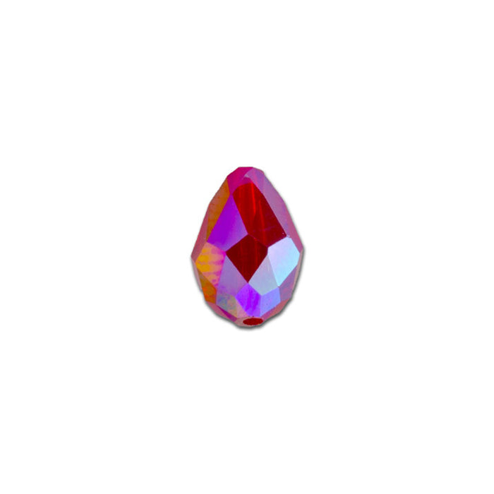 PRESTIGE Crystal, #5500 Swarovski Teardrop Bead 9x6mm, Light Siam Shimmer 2X (1 Piece)