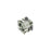 PRESTIGE Crystal, #5601 Faceted Cube Bead 6mm, Black Diamond (1 Piece)