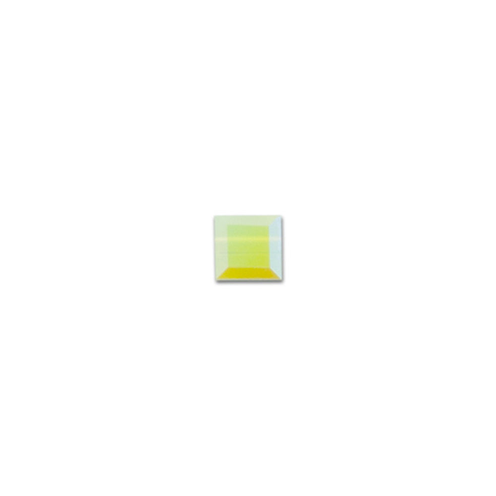 PRESTIGE Crystal, #5601 Faceted Cube Bead 4mm, Chrysolite Opal Shimmer B (1 Piece)