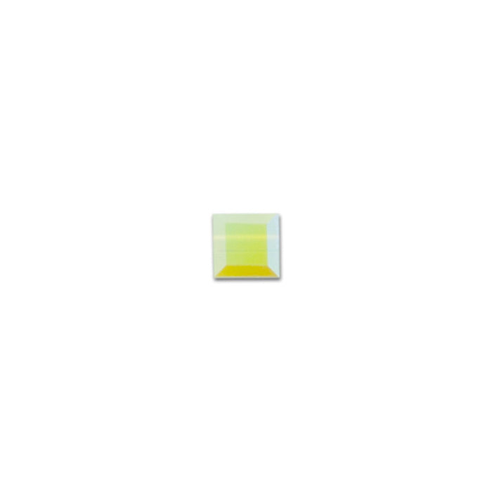 PRESTIGE Crystal, #5601 Faceted Cube Bead 4mm, Chrysolite Opal Shimmer B (1 Piece)