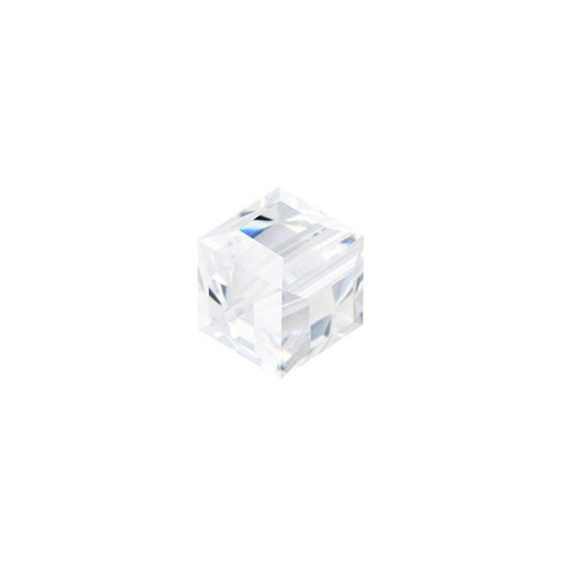 PRESTIGE Crystal, #5601 Faceted Cube Bead 6mm, Crystal (1 Piece)