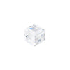 PRESTIGE Crystal, #5601 Faceted Cube Bead 6mm, Crystal (1 Piece)