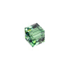 Swarovski Crystal, #5601 Swarovski Faceted Cube Bead 6mm, Erinite (1 Piece)