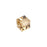 PRESTIGE Crystal, #5601 Faceted Cube Bead 6mm, Light Colorado Topaz (1 Piece)